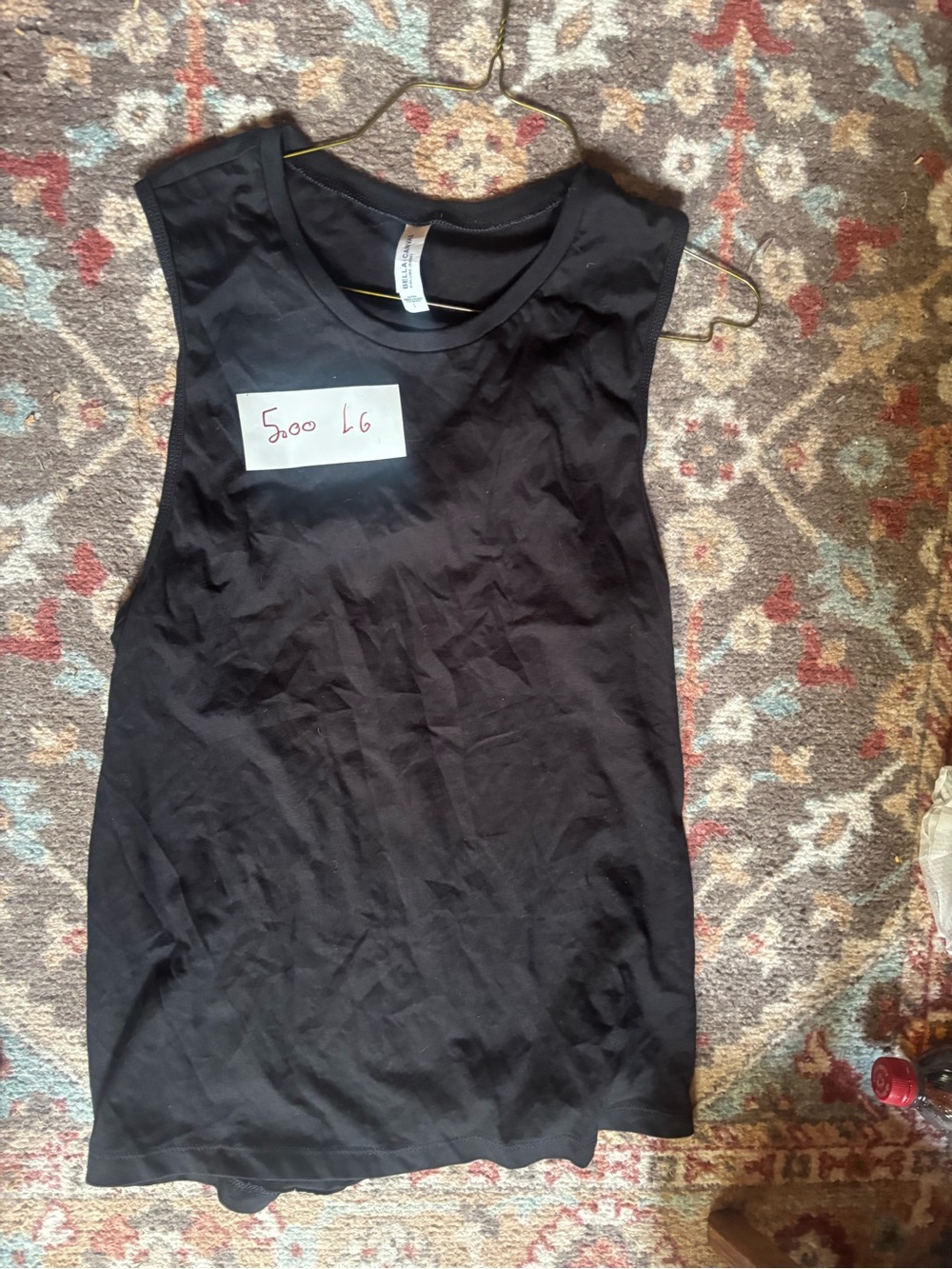 Classic Black Sleeveless men’s Tank Top